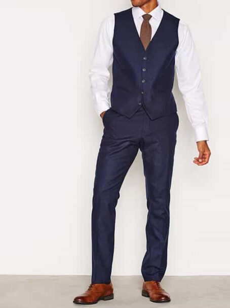 Shdone Myloiver Navy Waistcoat – Image 3