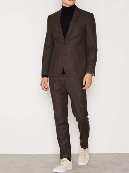 Slim Fit Tweed Blazer – Image 3
