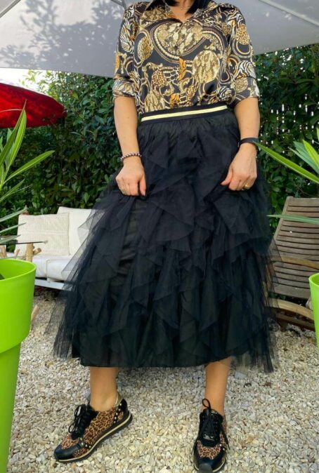JUPE TULLE ANAIS NOIRE