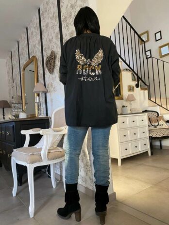 BLOUSE  ROCK STAR INES NOIRE