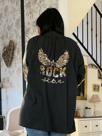 BLOUSE  ROCK STAR INES NOIRE