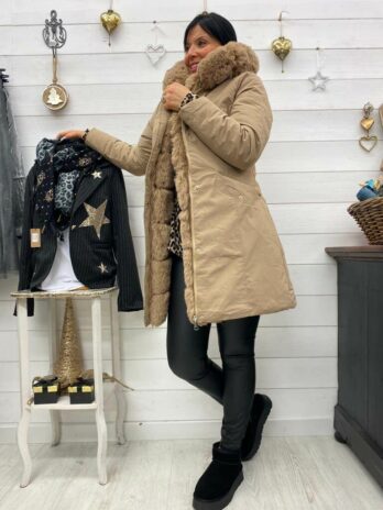 PARKA RÉVERSIBLE SOFIA CAMEL