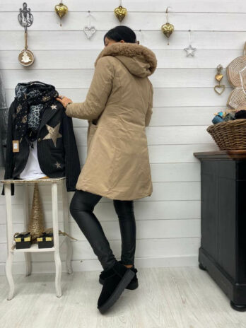PARKA RÉVERSIBLE SOFIA CAMEL